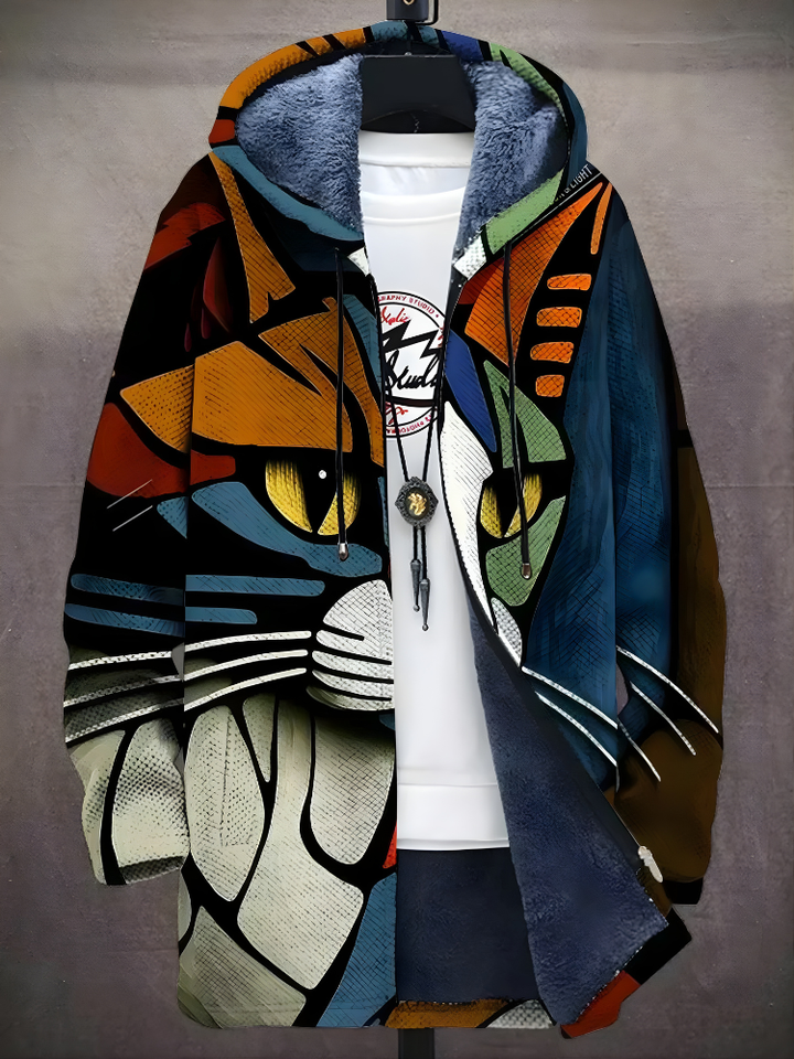 Caden™ - Luxurious Art-Inspired Zip-Up Hoodie