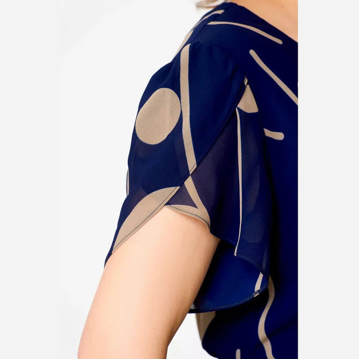 Ivy Polka Dot Chiffon Mdii Dress